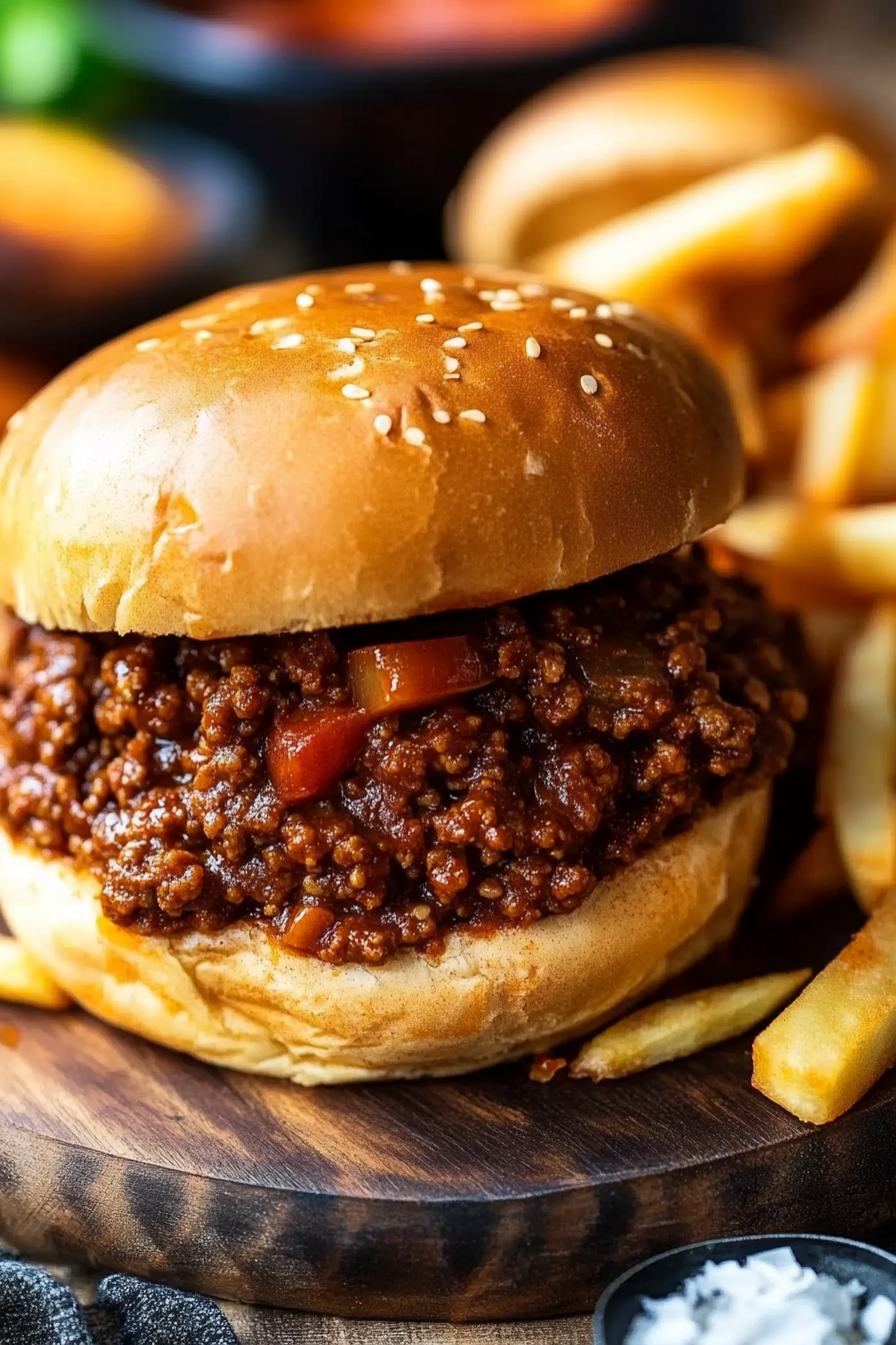 Toasted burger buns on a tray