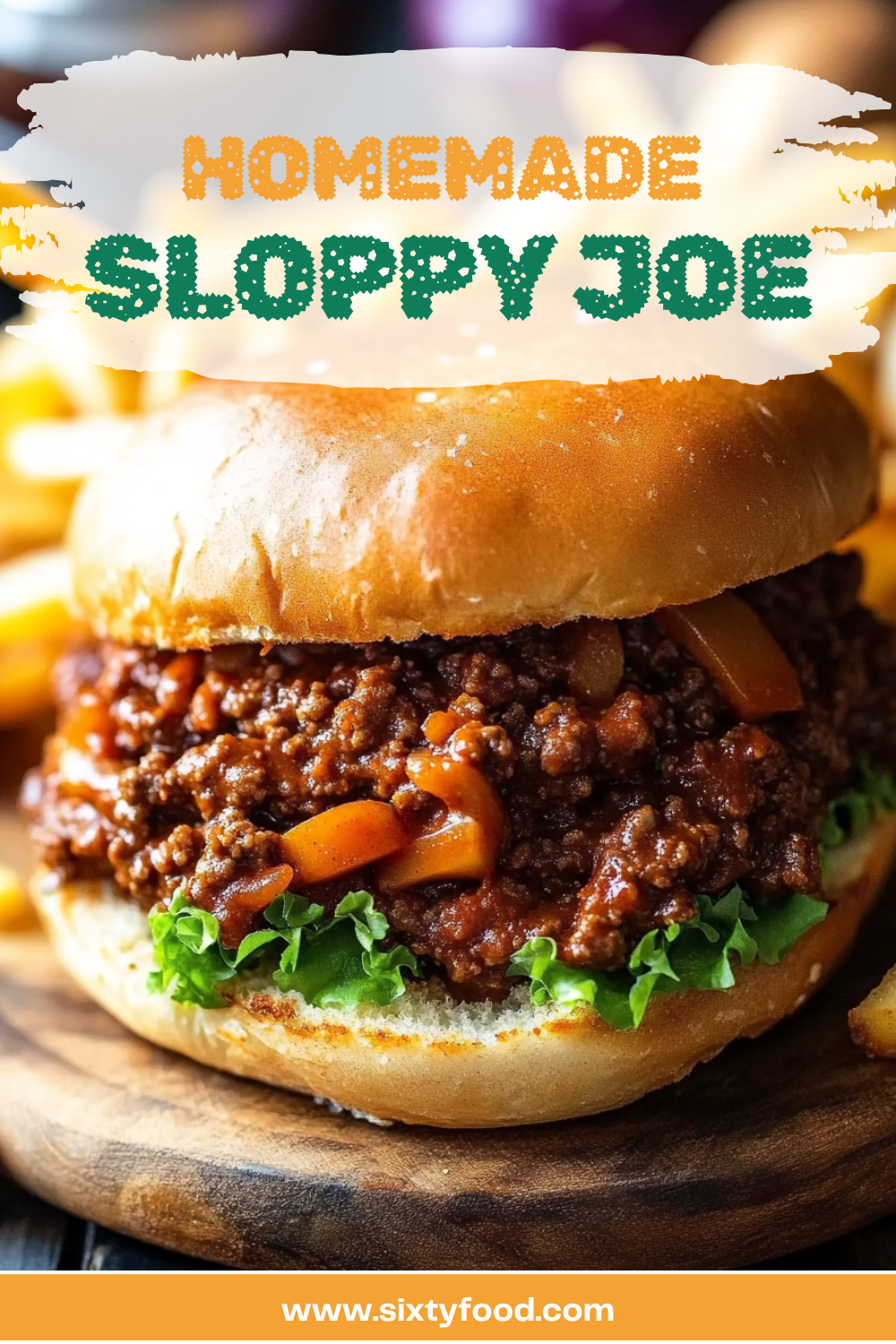 Skillet of Homemade Sloppy Joe filling